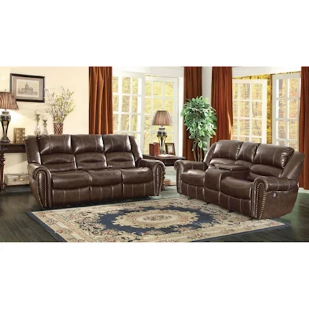 Traditional Power Reclining Living Room Group